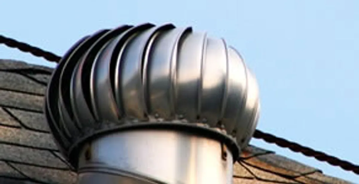 attic fan installation services with professionally installed roof ventilation unit in Chico, CA