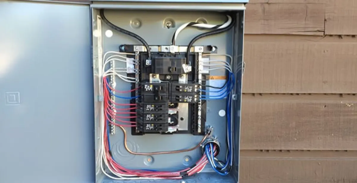 electrical panel upgrade service featuring newly installed electrical panel wired by licensed electricians in Chico, CA