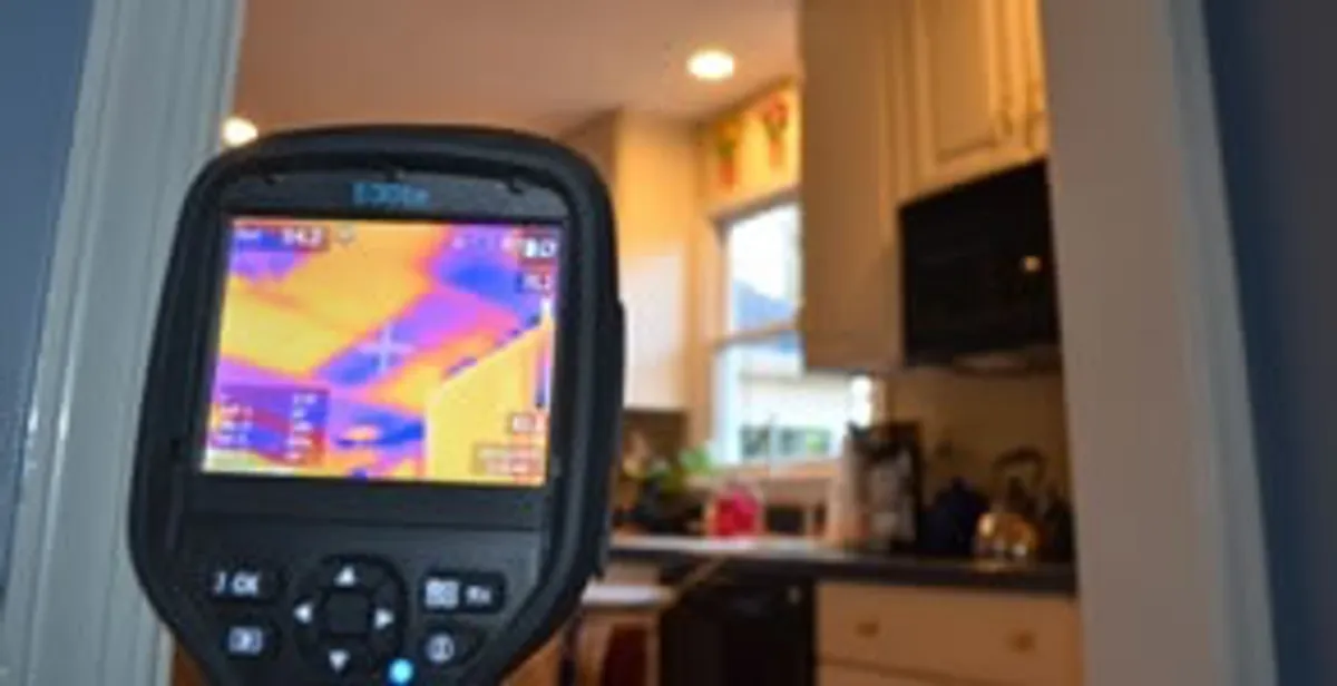 home energy audit service using thermal imaging to evaluate electrical efficiency inside a home in Chico, CA