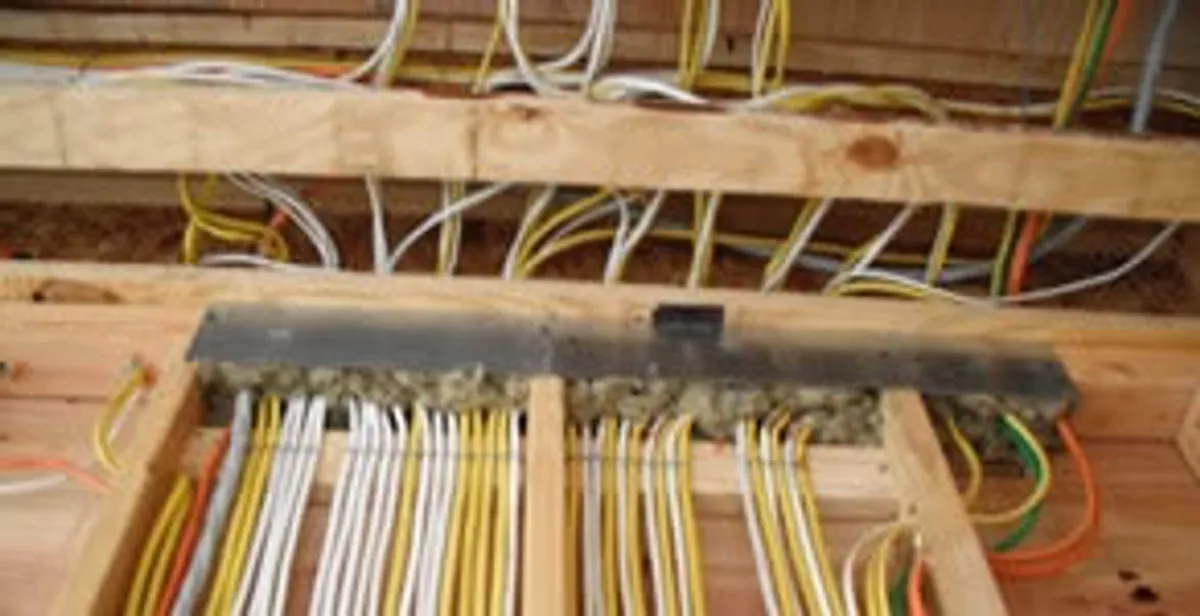 new construction wiring services with organized electrical rough-in performed by licensed electricians in Chico, CA
