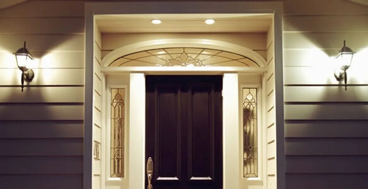 security light installation services with professionally installed entryway lighting in Chico, CA