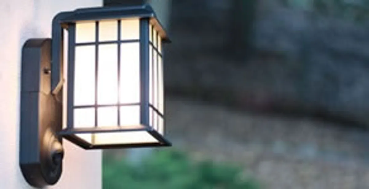 security light installation services with professionally mounted exterior wall light in Chico, CA