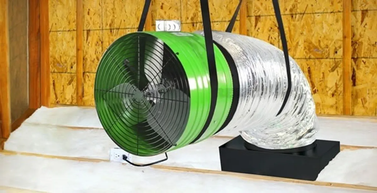whole house fan installation services with professionally mounted ventilation fan system in Chico, CA